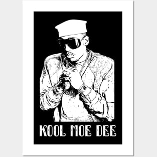 Retro Kool Moe Dee Hip Hop style Classic 80s Posters and Art